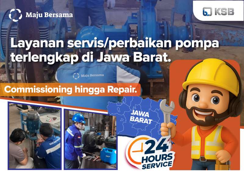 Layanan Servis/Perbaikan Pompa Terlengkap Di Jawa Barat